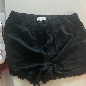 Bella Dahl High Waist Black Shorts